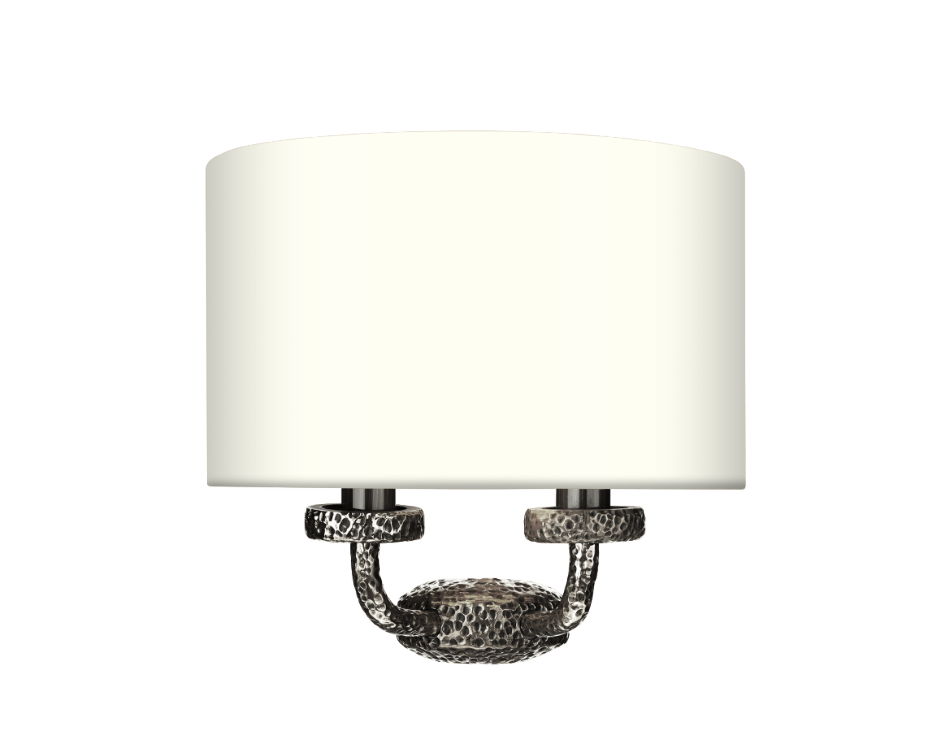 David Hunt Lighting Sloane Wall Washer Pewter SLO3099 With Shade