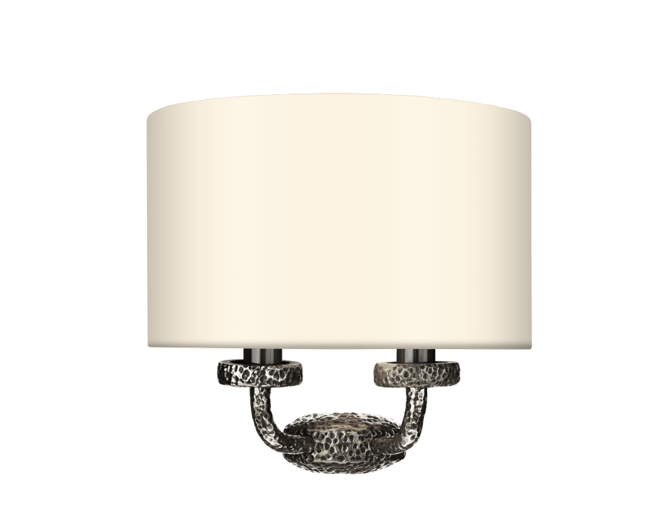 David Hunt Lighting Sloane Wall Washer Pewter SLO3099 With Shade