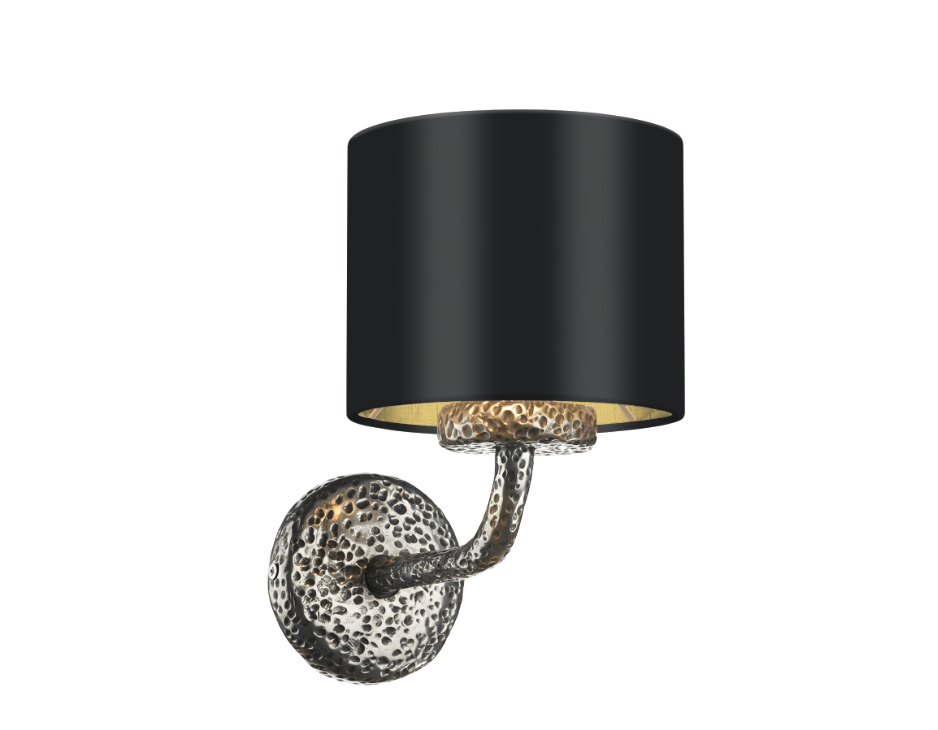 David Hunt Lighting Sloane Wall Light Bronze SLO0700 With Shade
