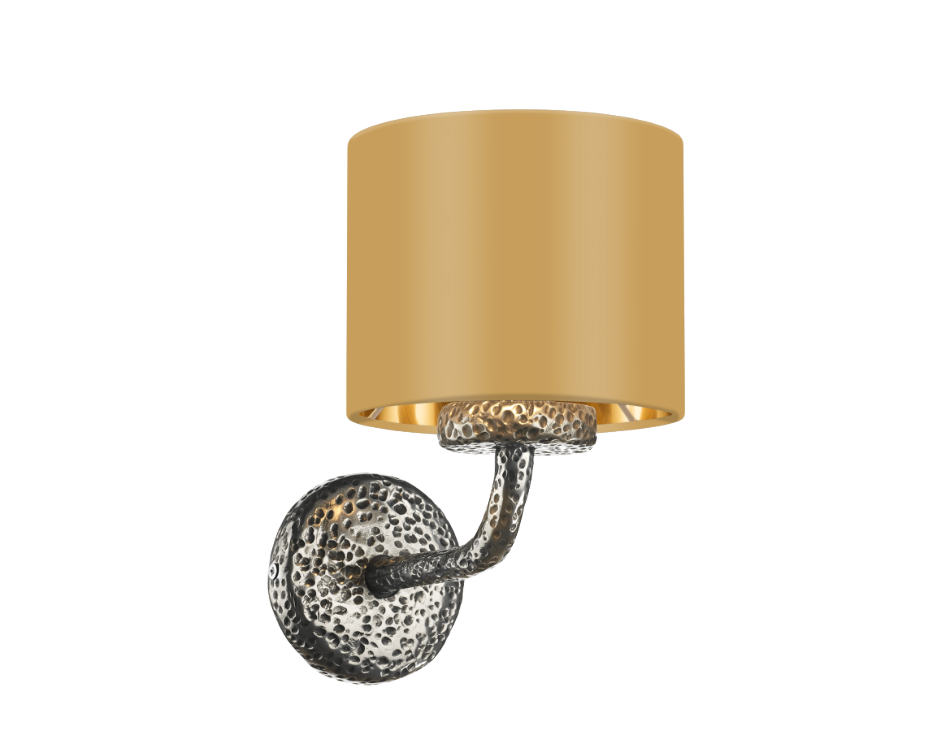 David Hunt Lighting Sloane Wall Light Bronze SLO0700 With Shade