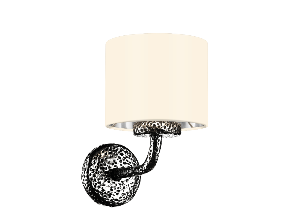 David Hunt Lighting Sloane Wall Light Pewter SLO0799 With Bespoke Shade