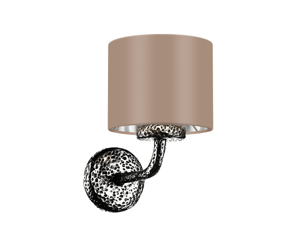 David Hunt Lighting Sloane Wall Light Pewter SLO0799 With Bespoke Shade