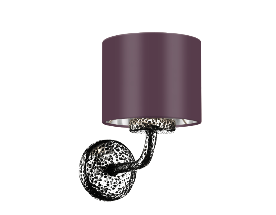 David Hunt Lighting Sloane Wall Light Pewter SLO0799 With Bespoke Shade