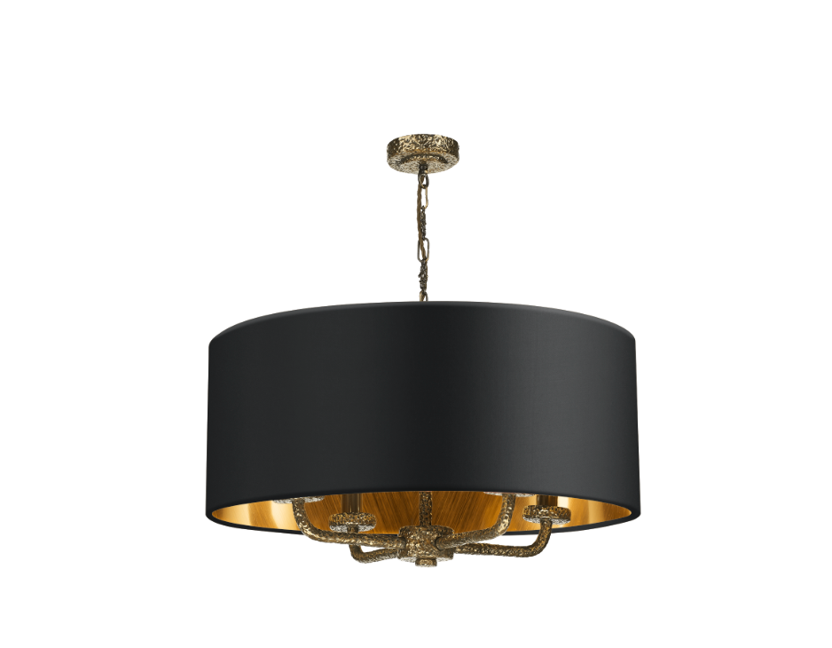 David Hunt Lighting Sloane 4 Lt Pendant Bronze  SLO0400