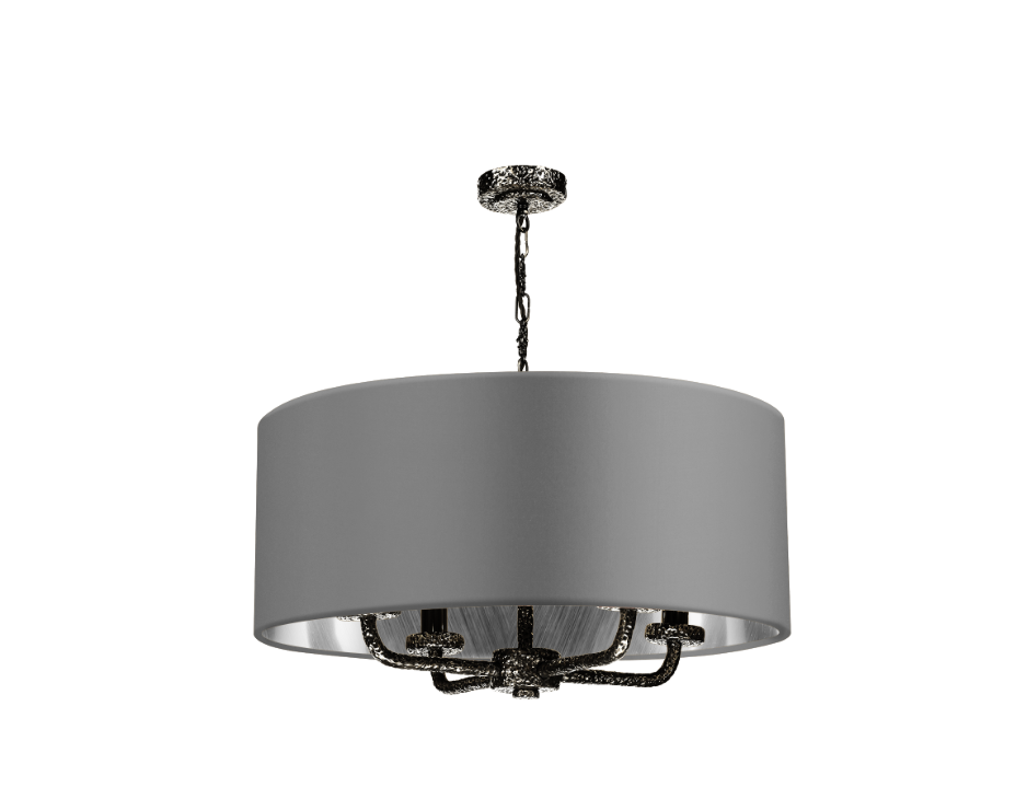 David Hunt Lighting Sloane 4 Lt Pendant Pewter SLO0499
