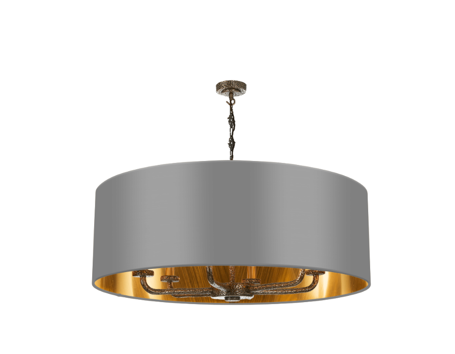 David Hunt Lighting Sloane 6Lt  Bronze Shadelier SLO8600