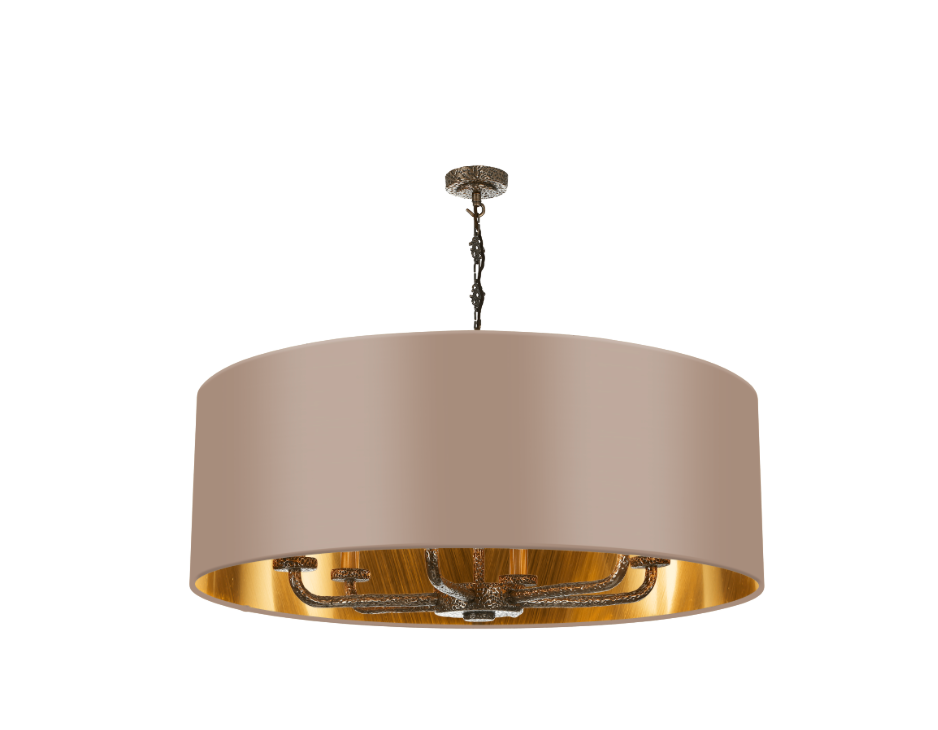 David Hunt Lighting Sloane 6Lt  Bronze Shadelier SLO8600