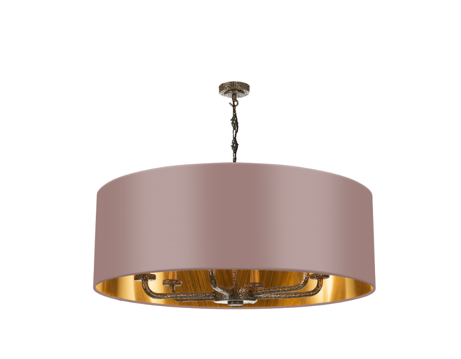 David Hunt Lighting Sloane 6Lt  Bronze Shadelier SLO8600