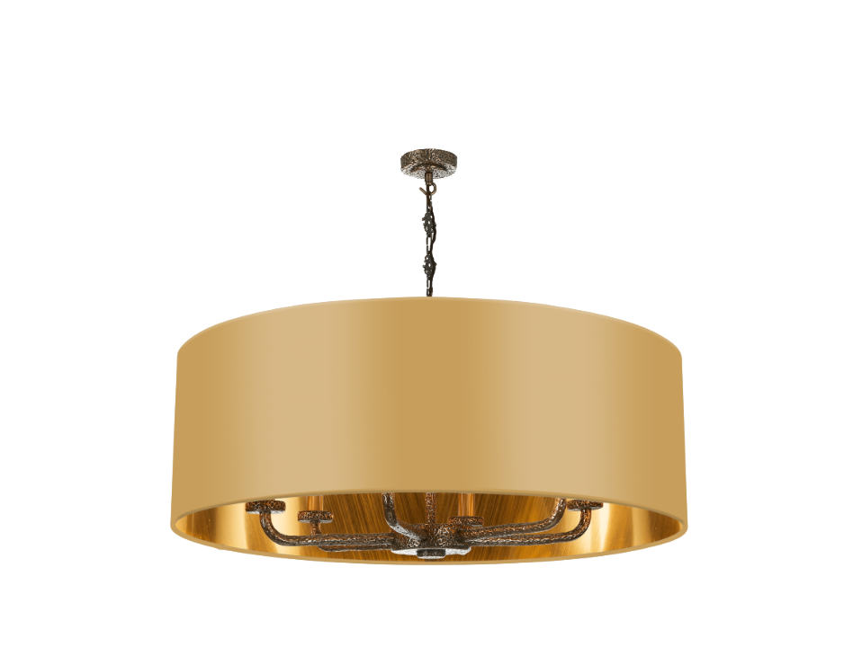 David Hunt Lighting Sloane 6Lt  Bronze Shadelier SLO8600