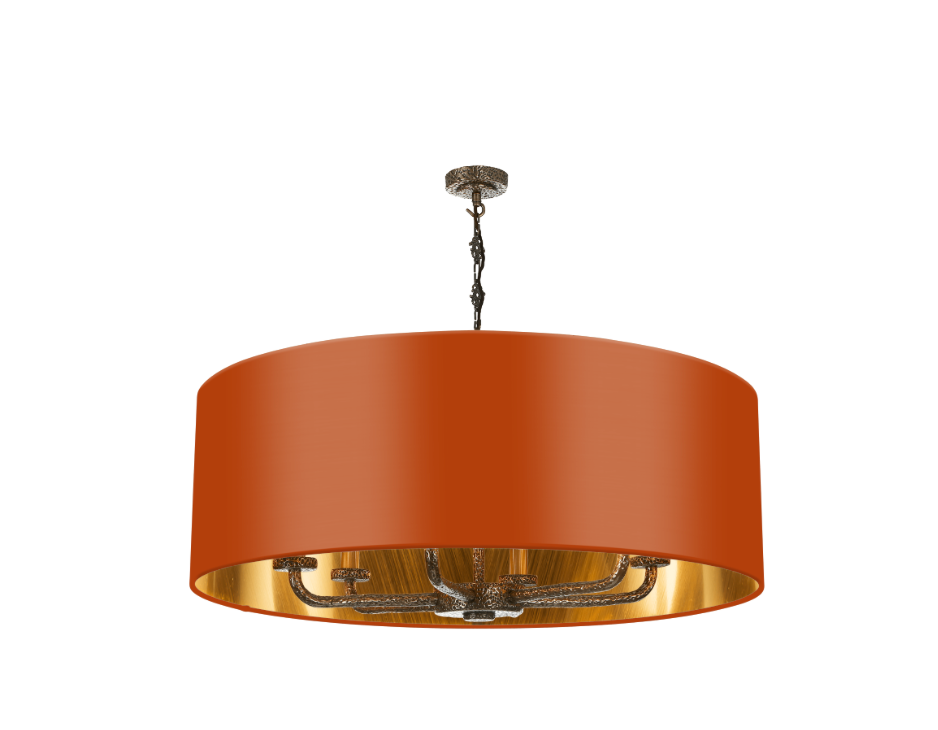 David Hunt Lighting Sloane 6Lt  Bronze Shadelier SLO8600