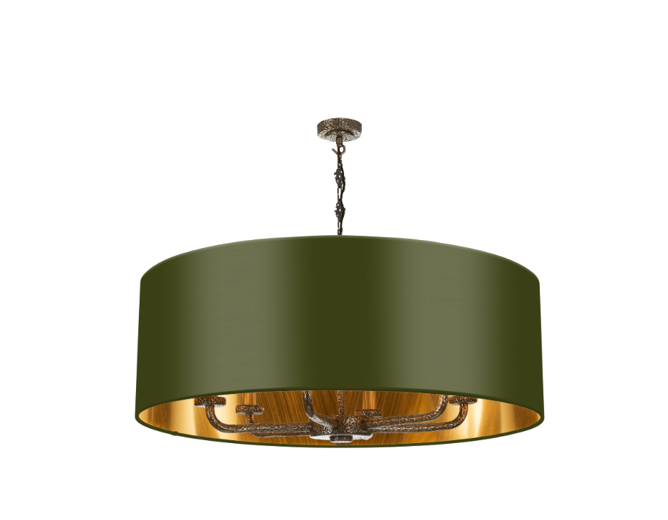 David Hunt Lighting Sloane 6Lt  Bronze Shadelier SLO8600