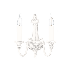 David Hunt Lighting Bailey Double Wall Bracket Painted