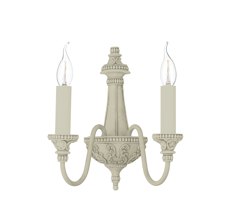David Hunt Lighting Bailey Double Wall Bracket Painted