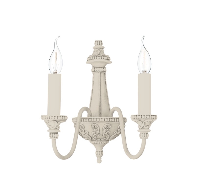 David Hunt Lighting Bailey Double Wall Bracket Painted
