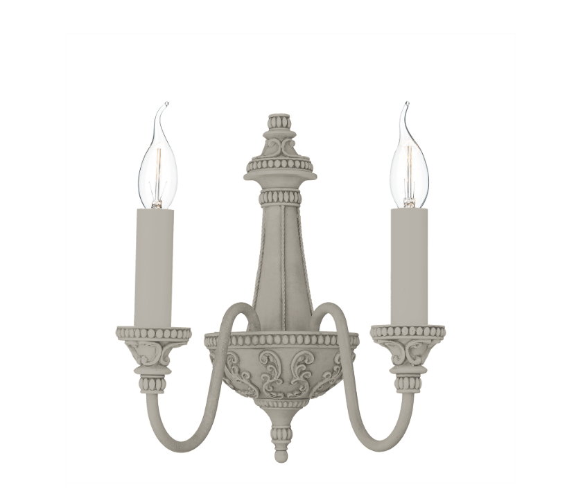 David Hunt Lighting Bailey Double Wall Bracket Painted