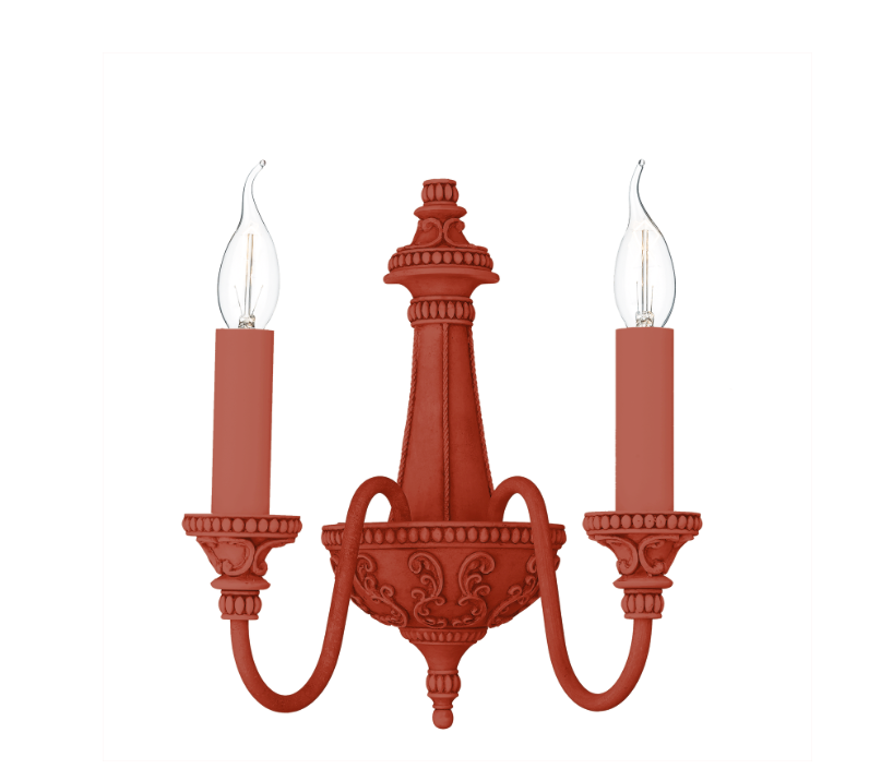 David Hunt Lighting Bailey Double Wall Bracket Painted