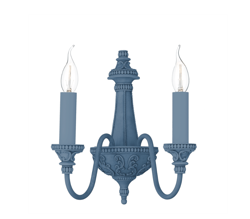 David Hunt Lighting Bailey Double Wall Bracket Painted