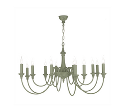 David Hunt Lighting Bailey 12 Light Chandelier Bespoke finishes