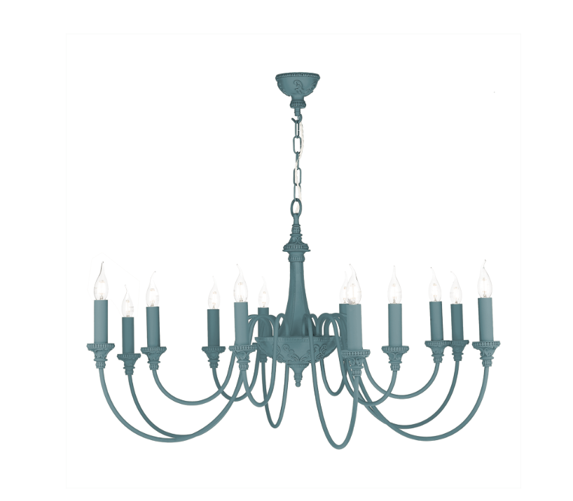 David Hunt Lighting Bailey 12 Light Chandelier Bespoke finishes