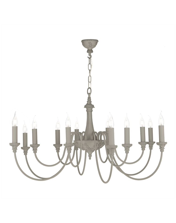 David Hunt Lighting Bailey 12 Light Chandelier Bespoke finishes