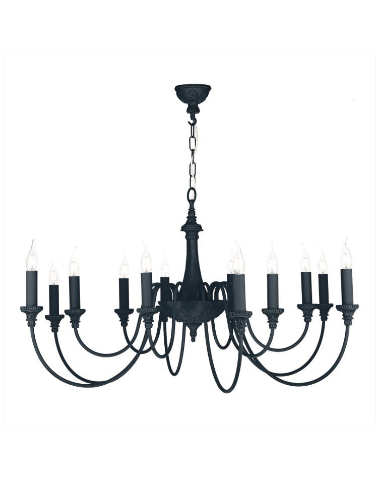 David Hunt Lighting Bailey 12 Light Chandelier Bespoke finishes