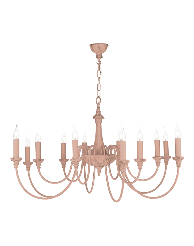 David Hunt Lighting Bailey 12 Light Chandelier Bespoke finishes