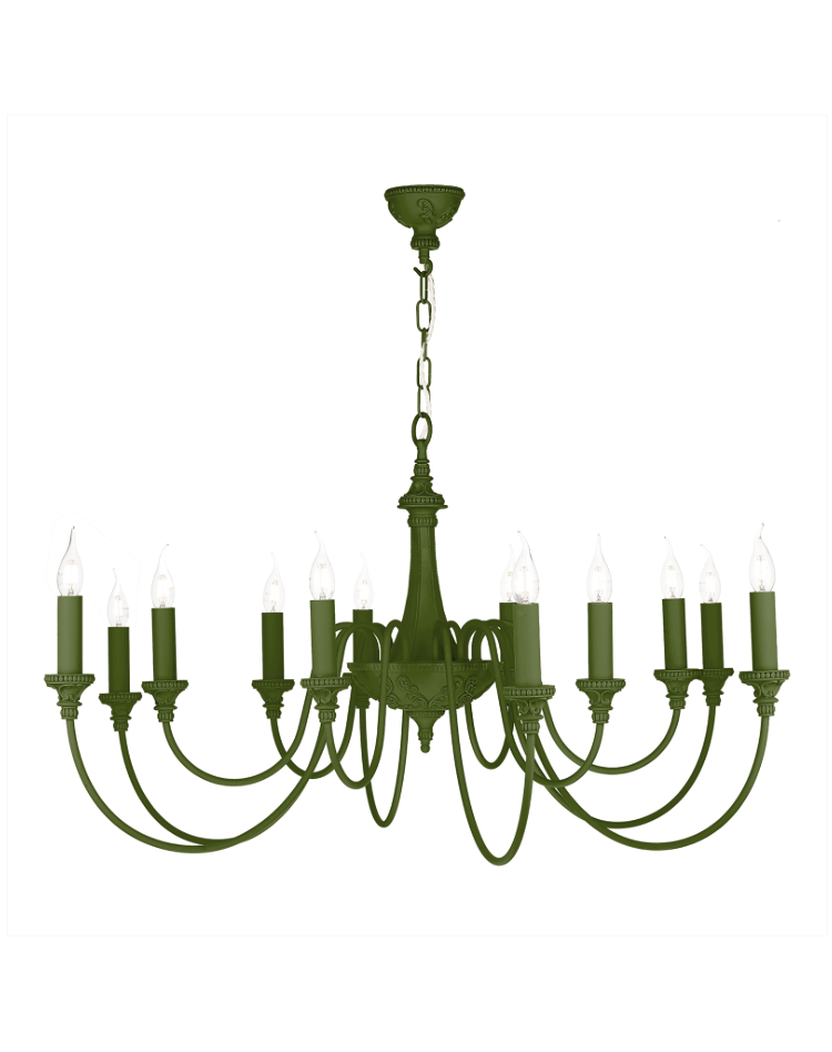 David Hunt Lighting Bailey 12 Light Chandelier Bespoke finishes