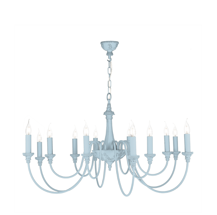 David Hunt Lighting Bailey 12 Light Chandelier Bespoke finishes