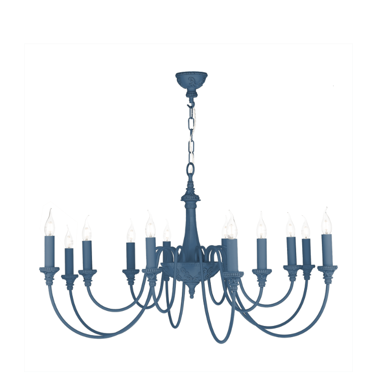 David Hunt Lighting Bailey 12 Light Chandelier Bespoke finishes