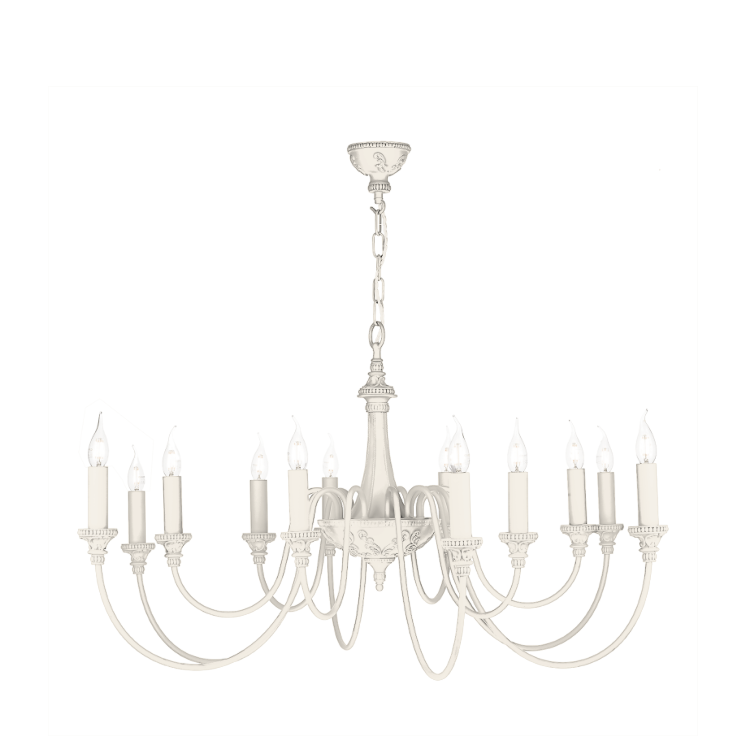 David Hunt Lighting Bailey 12 Light Chandelier Bespoke finishes