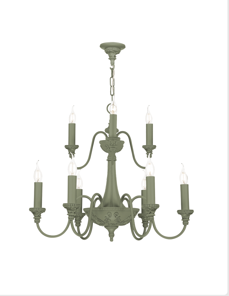 Bailey 9 Light Armed Pendant Antique Bespoke Finishes Fitting Only