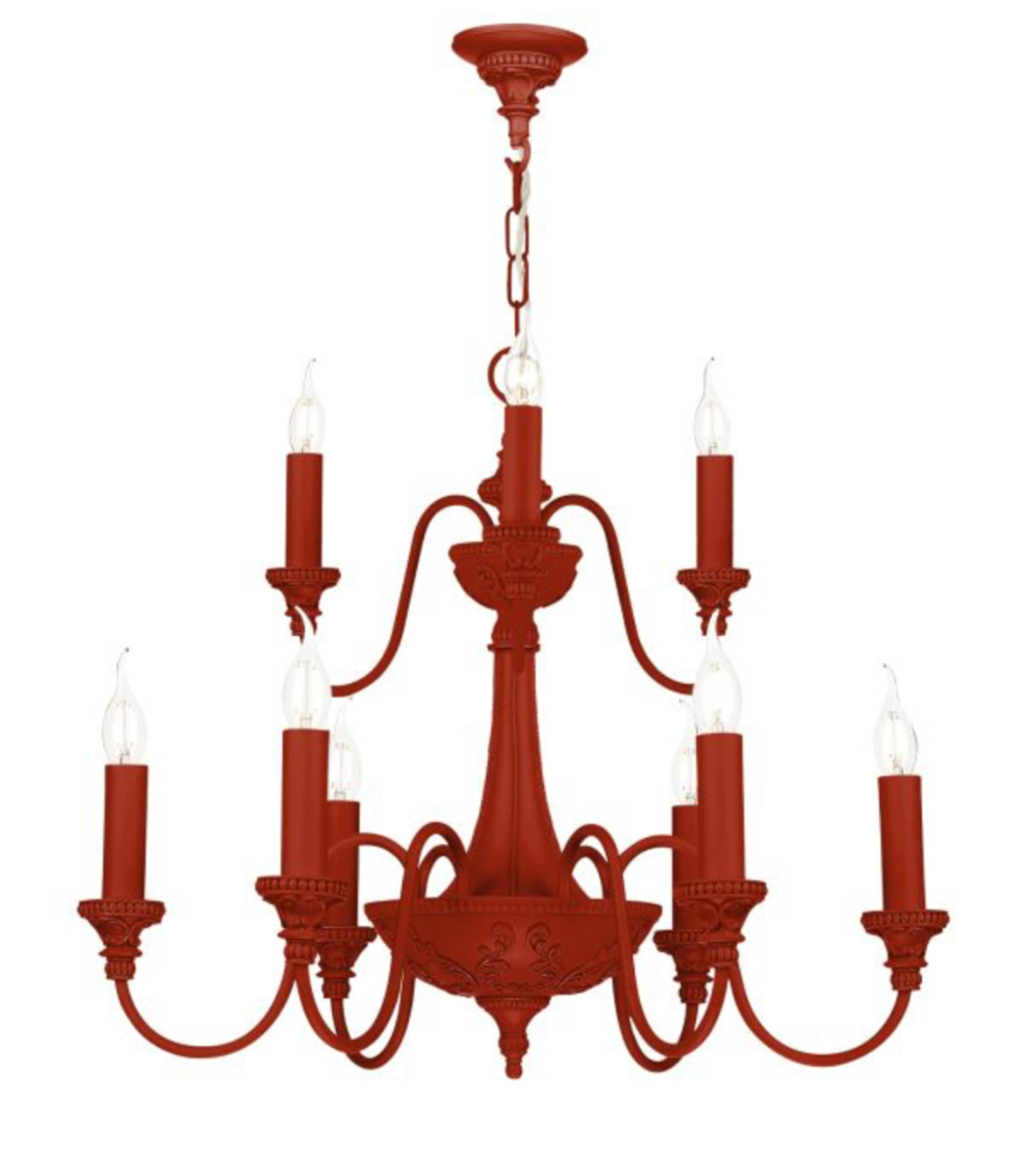 Bailey 9 Light Armed Pendant Antique Bespoke Finishes Fitting Only