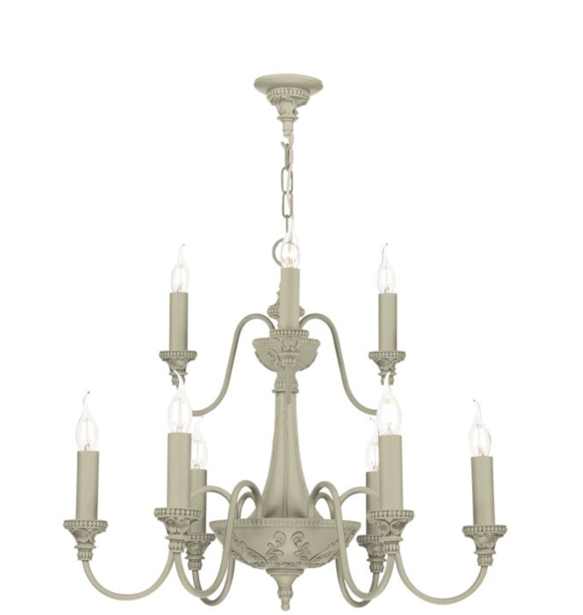 Bailey 9 Light Armed Pendant Antique Bespoke Finishes Fitting Only