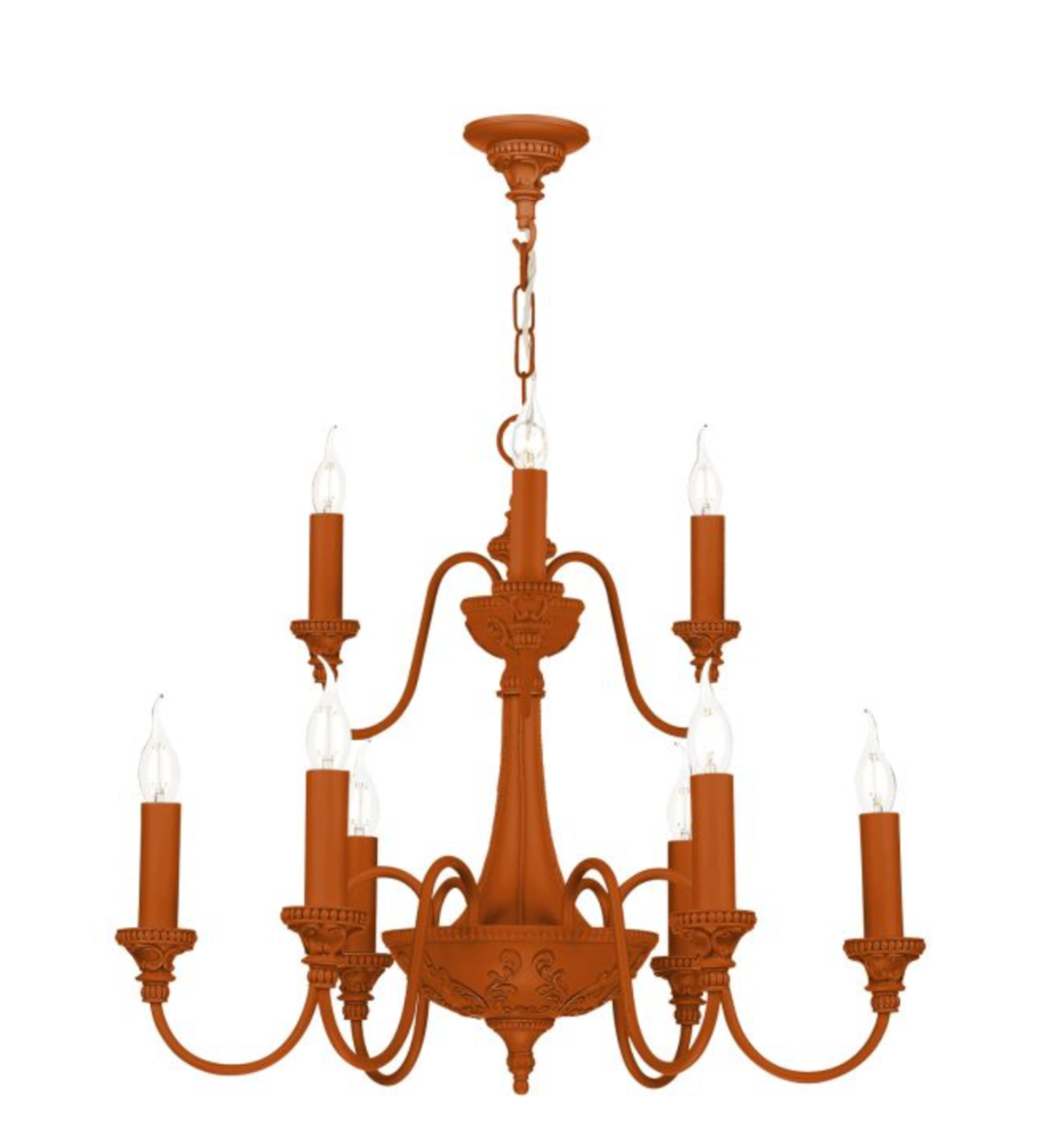 Bailey 9 Light Armed Pendant Antique Bespoke Finishes Fitting Only
