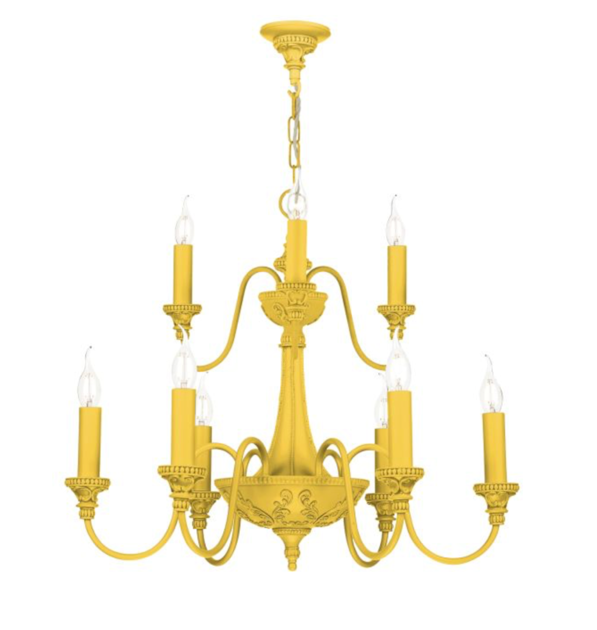 Bailey 9 Light Armed Pendant Antique Bespoke Finishes Fitting Only