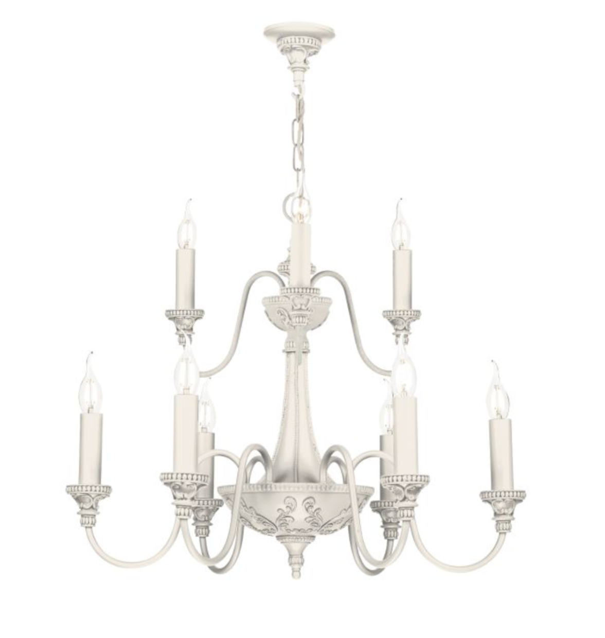 Bailey 9 Light Armed Pendant Antique Bespoke Finishes Fitting Only