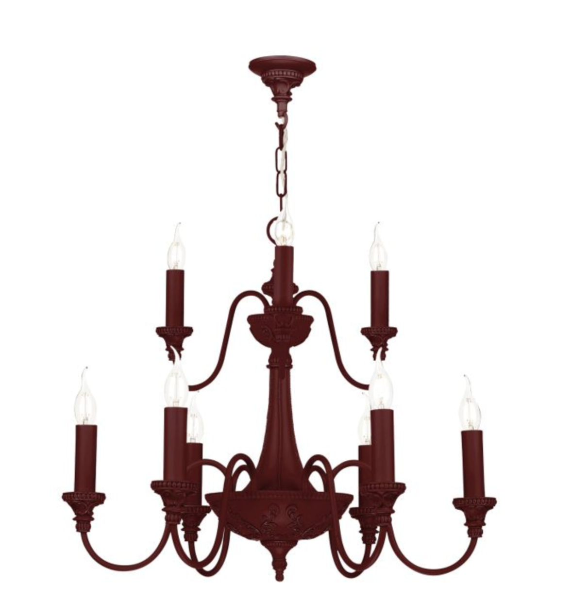 Bailey 9 Light Armed Pendant Antique Bespoke Finishes Fitting Only