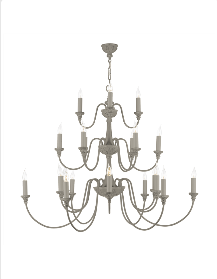 David Hunt Lighting Bailey 21 Light Chandelier Painted Finishes