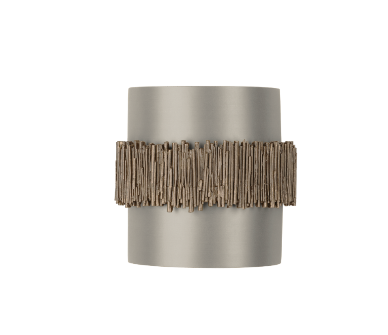 David Hunt Lighting Willow Wall Light Gold Cocoa with Bespoke Shade