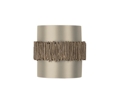 David Hunt Lighting Willow Wall Light Gold Cocoa with Bespoke Shade
