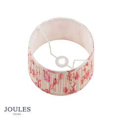 Joules Folly Pink Cotton Tapered Drum Shade 30cm