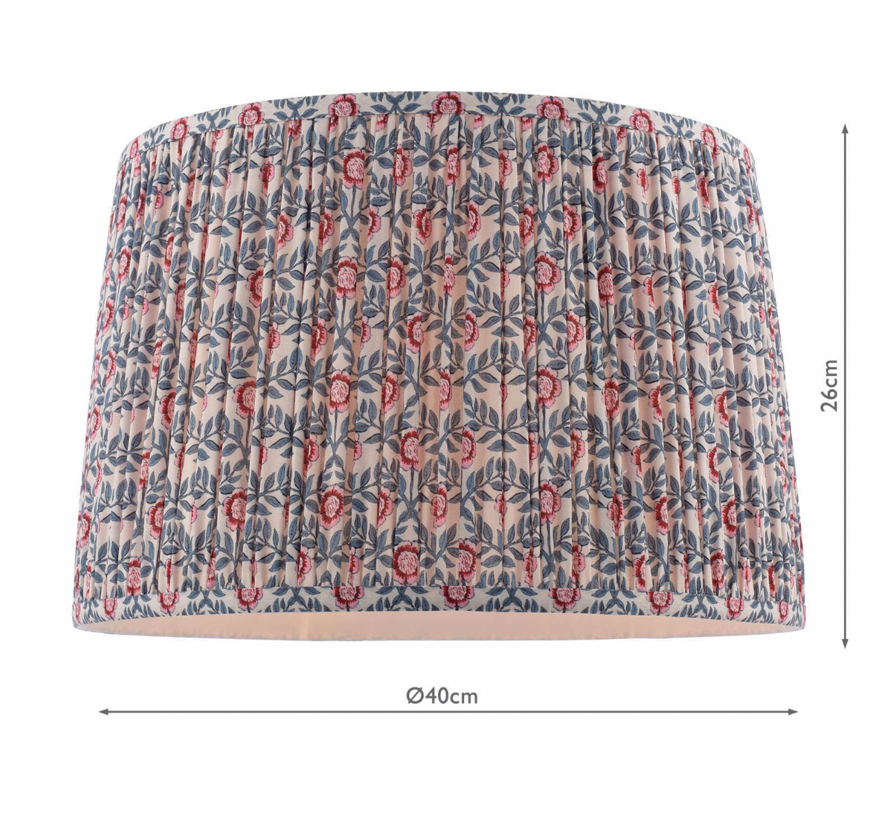 Joules Folly Multi Coloured Floral Tapered Drum Shade 40cm