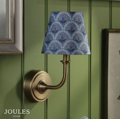 Joules Apsley Rechargeable LED Wall Light Trellis Floral Blue