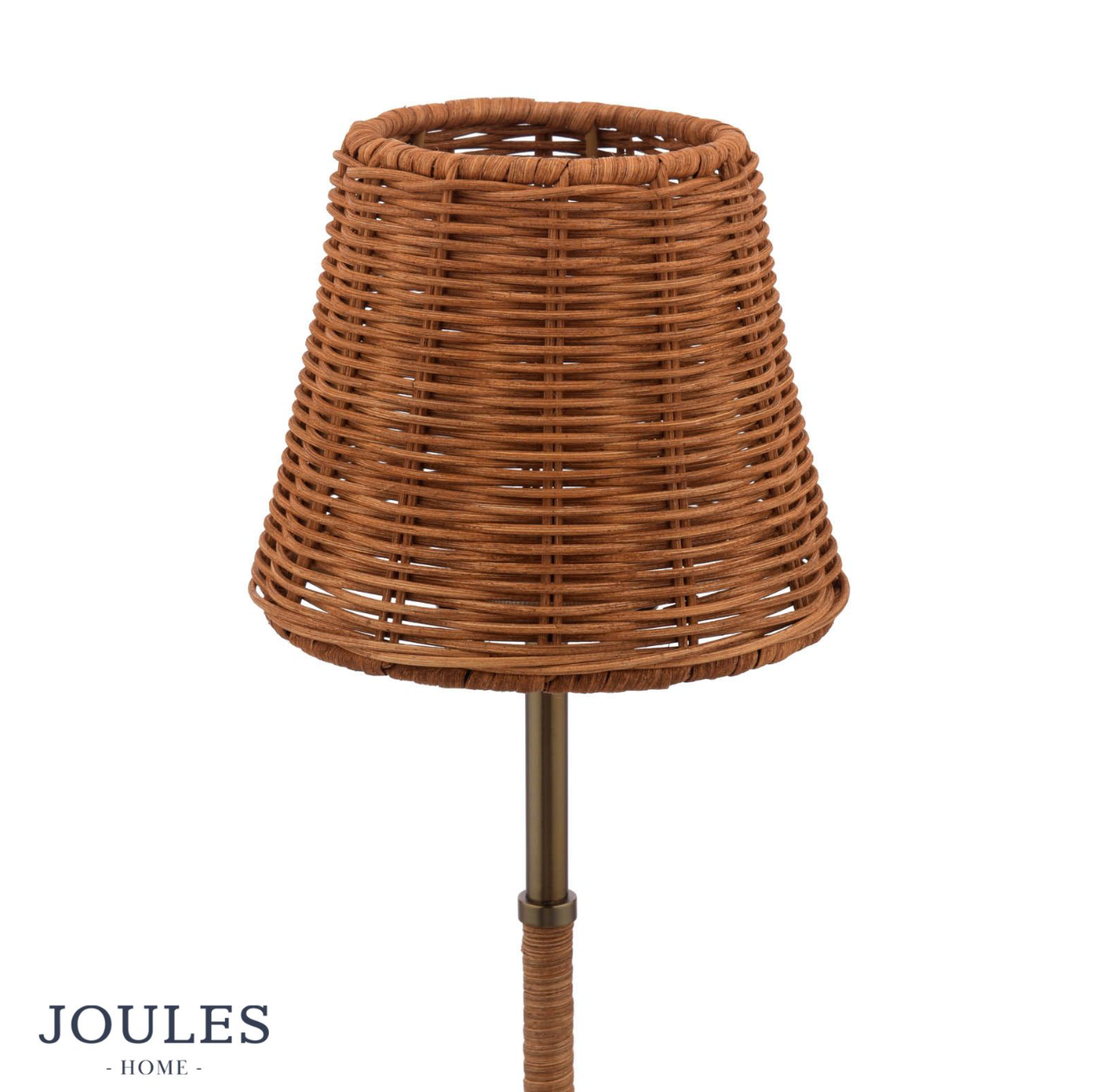 Joules Elcot Rechargeable LED Table Lamp Dark Rattan