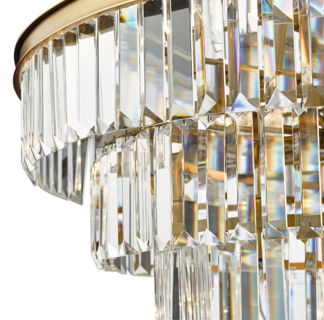 Rhapsody 12 Light Chandelier Bronze Crystal