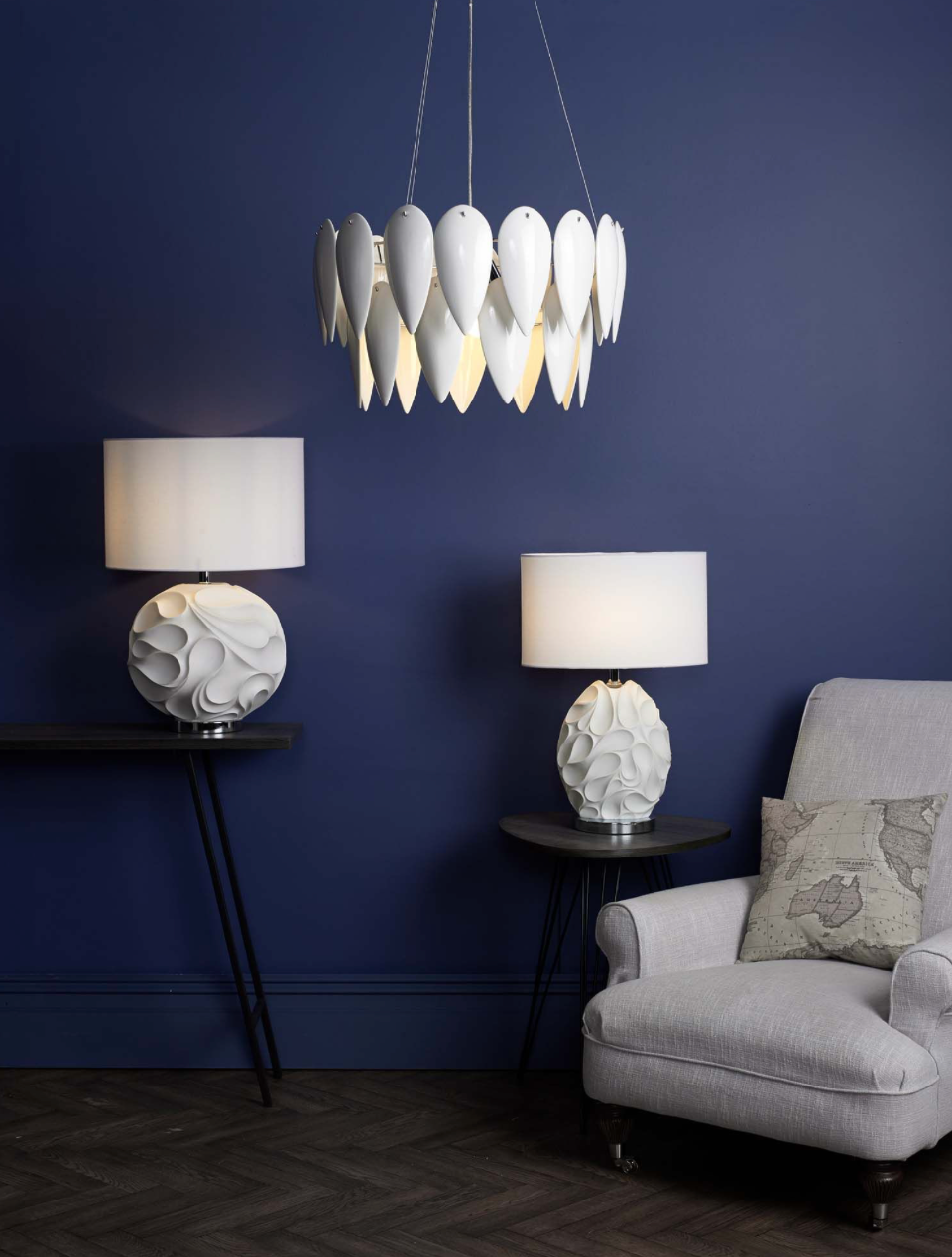 Phillipa Ceramic Pendant Dar Lighting PHI032