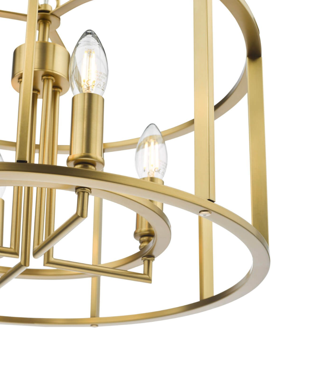 Myka 6 Light Pendant Brushed Bronze