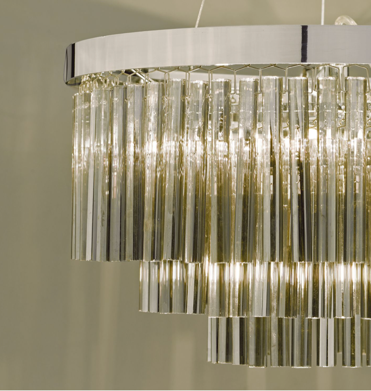 Giovana 5lt Pendant Polished Chrome & Smoked Glass GIO0510 där lighitng