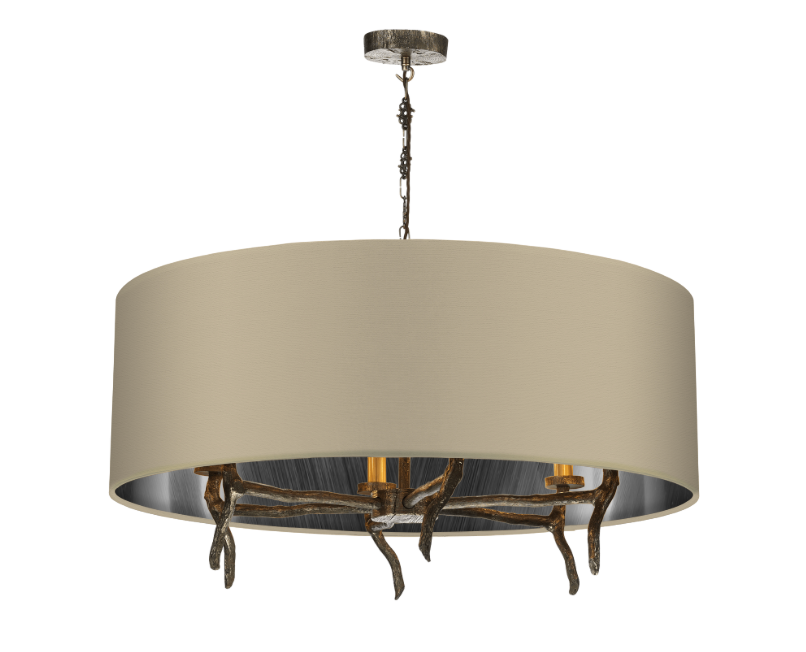 David Hunt Lighting Joshua Ceiling 6 Light with shade JOS0699