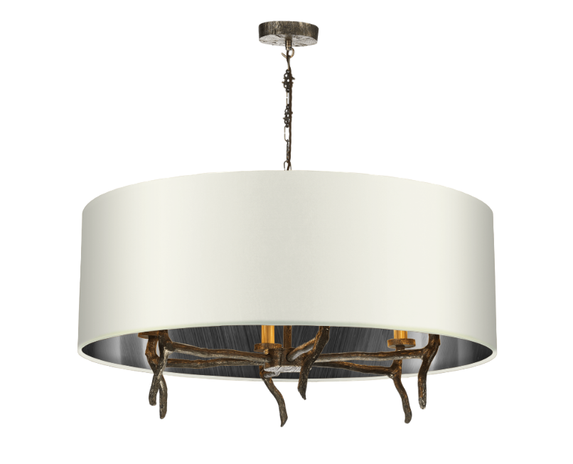 David Hunt Lighting Joshua Ceiling 6 Light with shade JOS0699